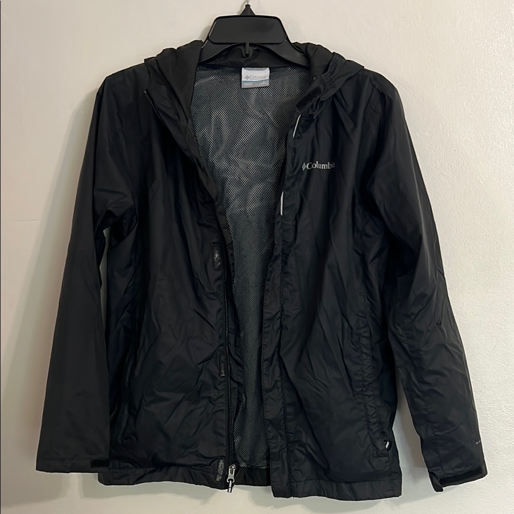 Columbia Black Youth Raincoat